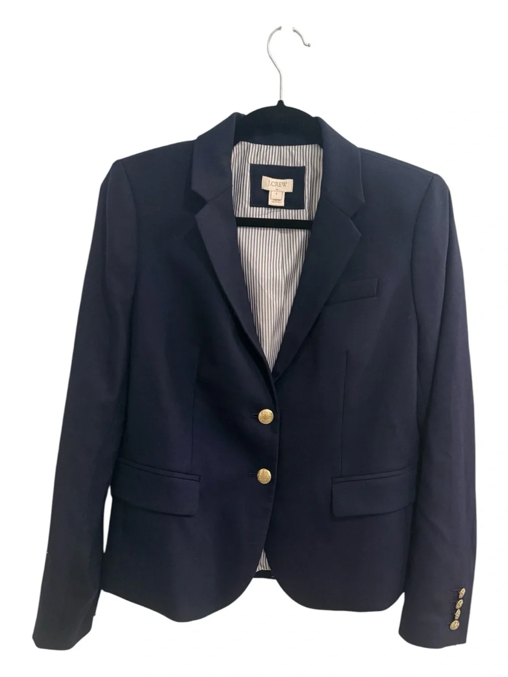 NWOT J. Crew Women's Navy Single-Breasted Blazer
